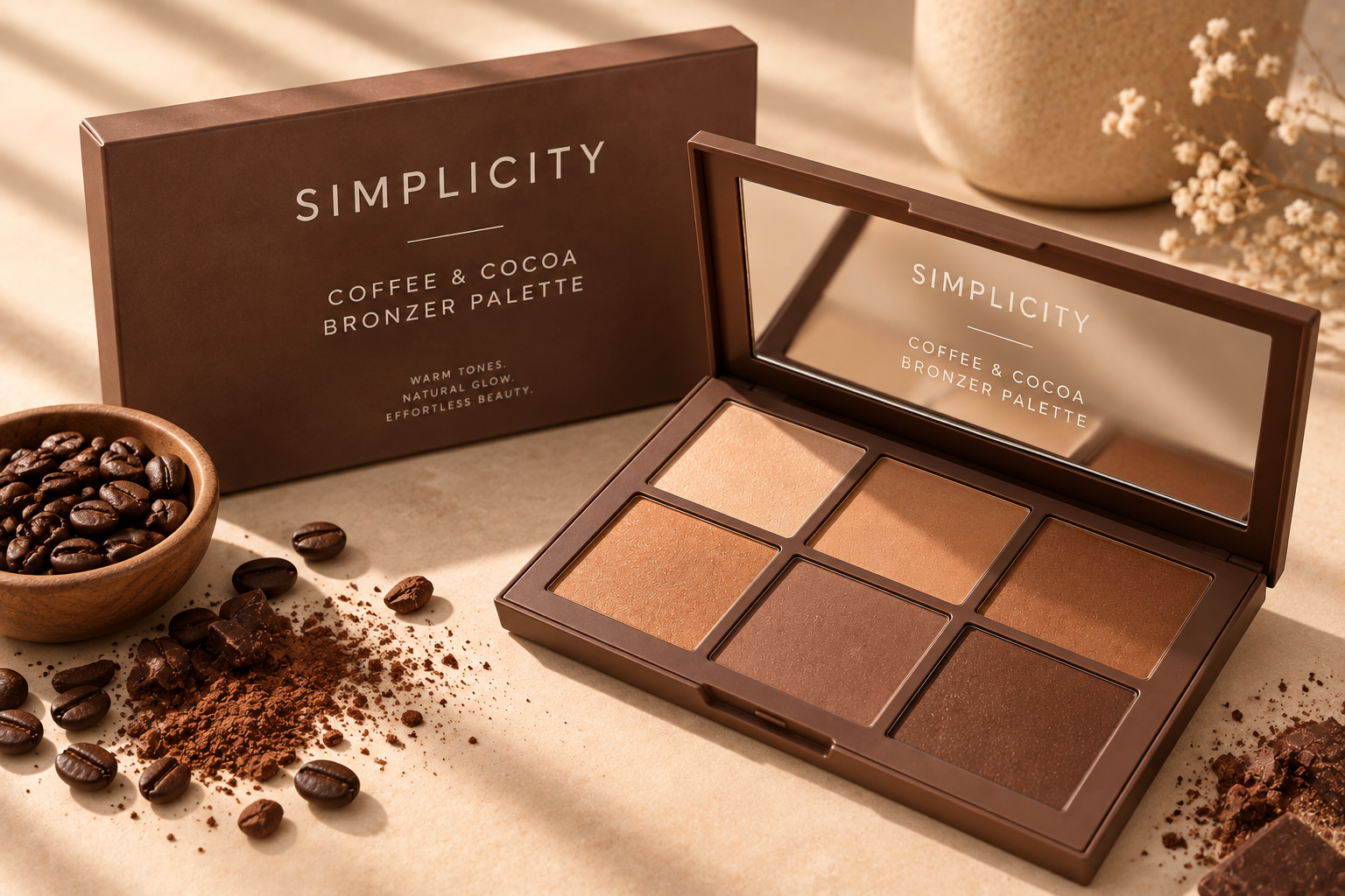 Coffee & Cocoa Bronzer Palette - Image 2