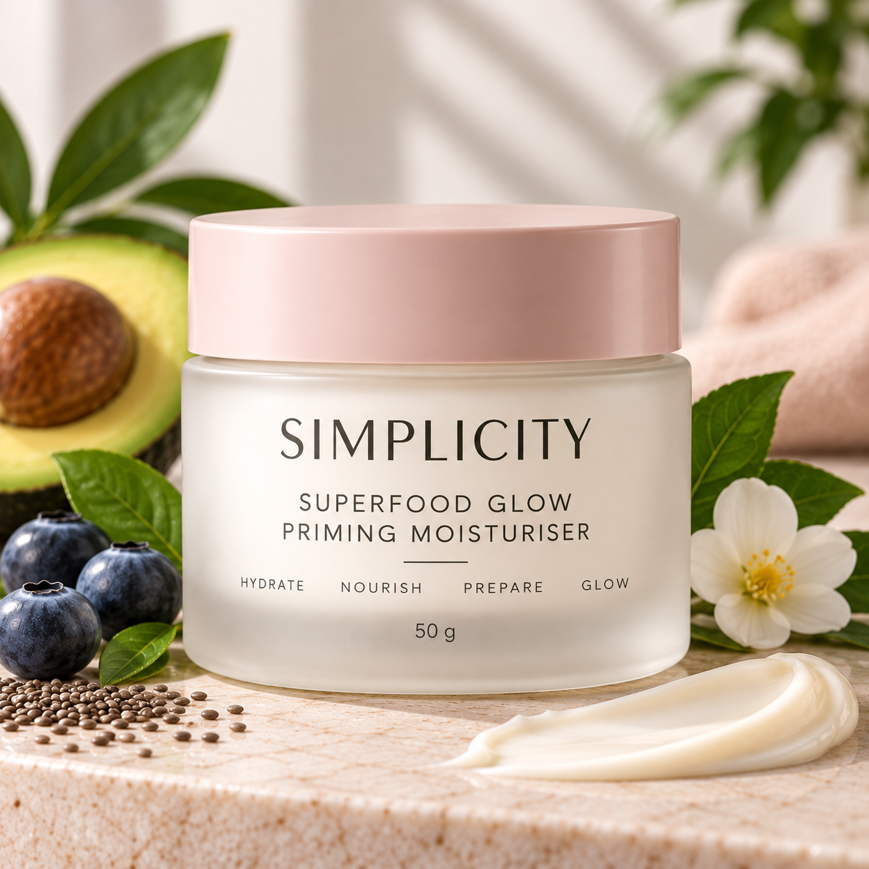 Superfood Glow Priming Moisturiser